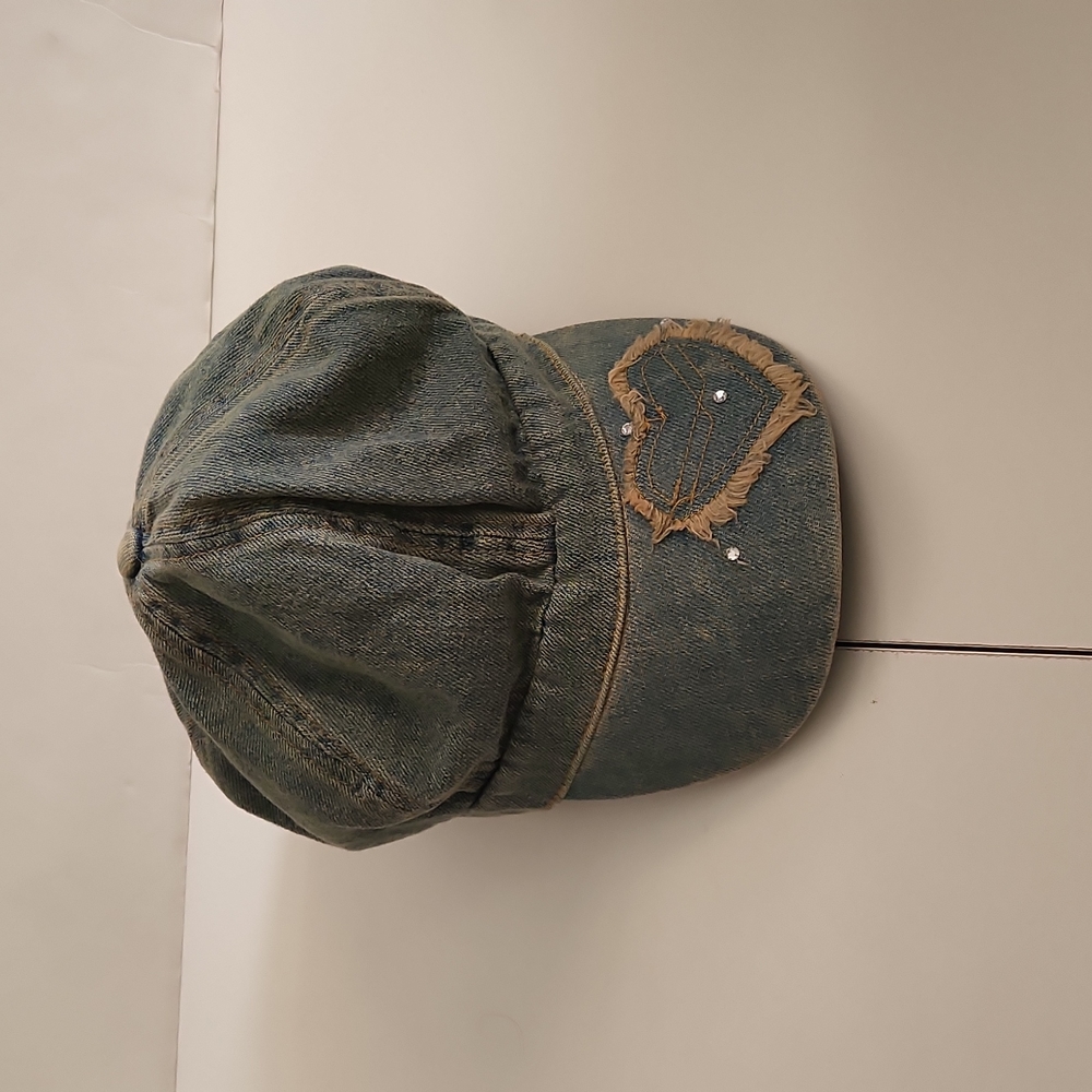Jean heart Cap